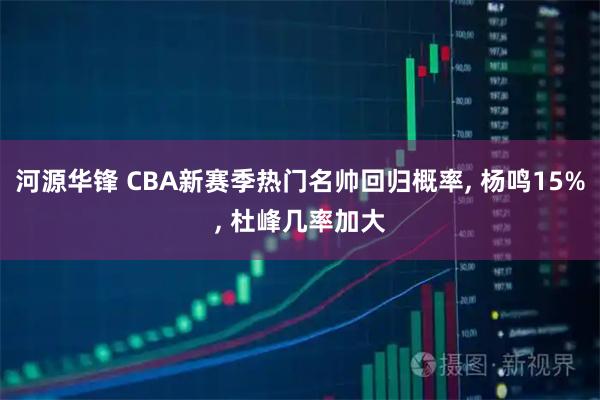 河源华锋 CBA新赛季热门名帅回归概率, 杨鸣15%, 杜峰几率加大